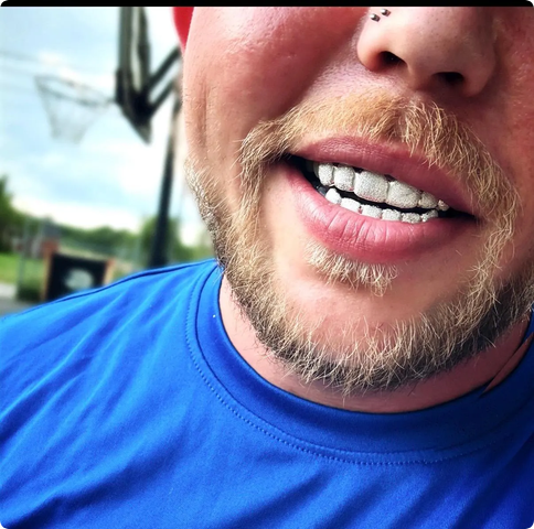 925 Silver Diamond Dust Grillz
