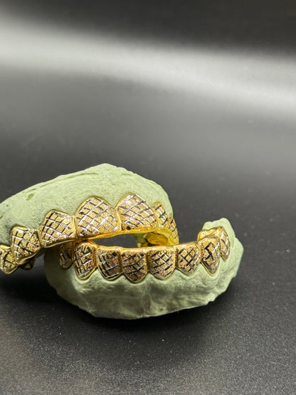 Custom Fit Grillz Diamond Dust and Cut