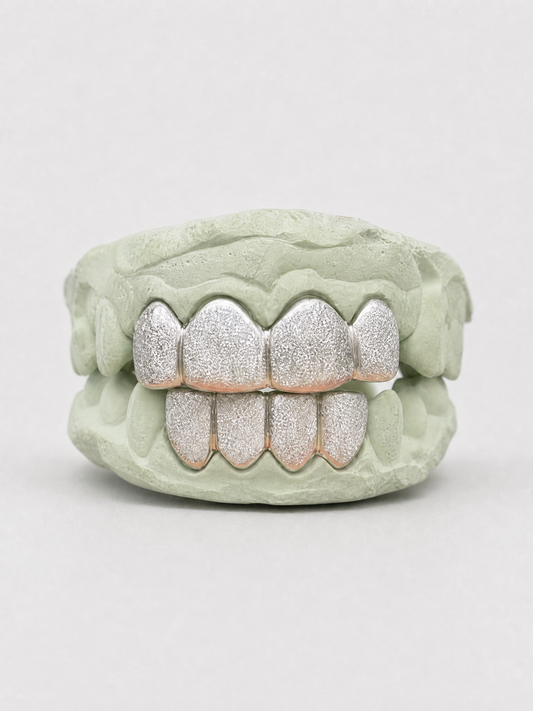 925 Silver Diamond Dust Grillz