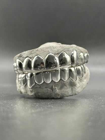 Custom Silver Grillz 925 Sterling Silver Teeth