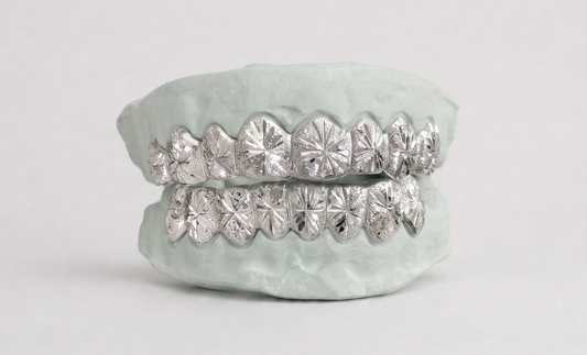 Star Burst Grillz with Diamond Dust