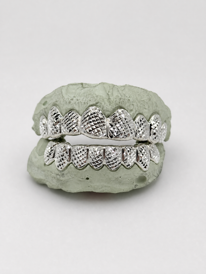 Diamond Dust Trillion Cut Grillz.