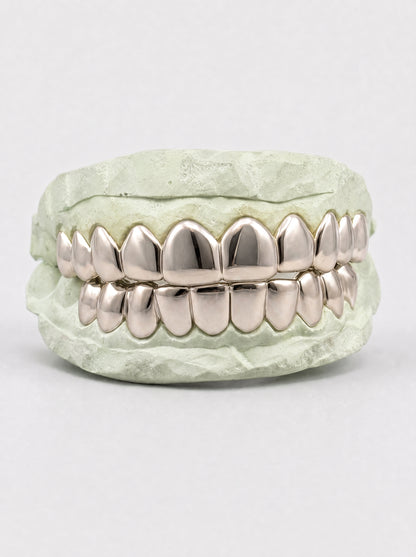 Custom Silver Grillz 925 Sterling Silver Teeth