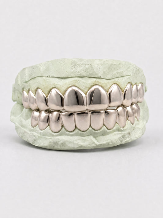 Custom Silver Grillz 925 Sterling Silver Teeth